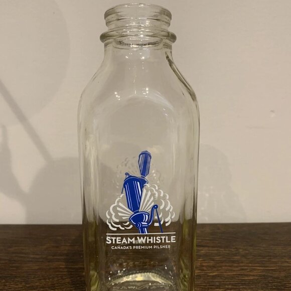 Steam Whistle Brewery Milk Jug Beer Pitcher 1 Litre 33.83 OZ. - Picture 1 of 4